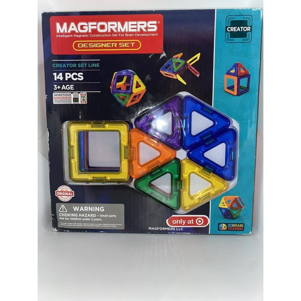 New Target Exclusive Magformers Creator Rainbow 14 Piece Set Ages 3+